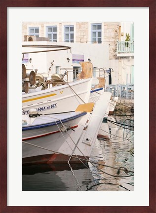 Framed Morning by The Fishing Port Print