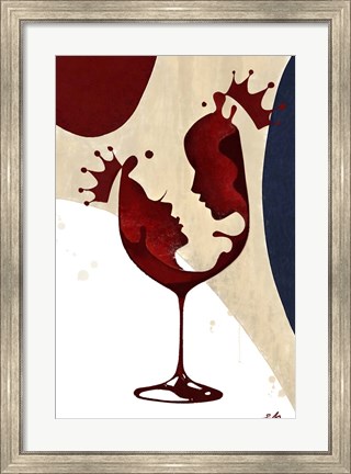 Framed Drink of Love Print