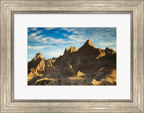 Framed Morning in the Badlands Print