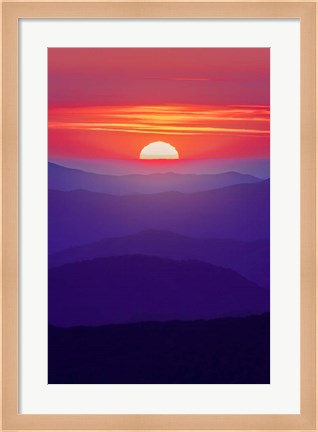Framed Appalachian Sunset II Print