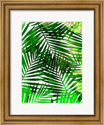 Framed Leaf Collage Print