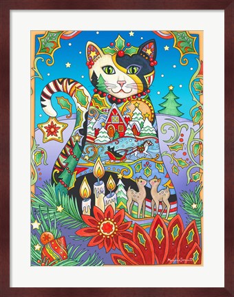 Framed May Your Days be Meowy and Bright Print