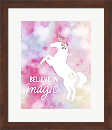 Framed Believe in Magic Print