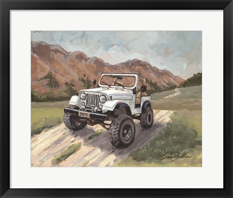 Framed Road Less Traveled Print