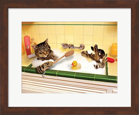 Framed Kitchen Spa Print