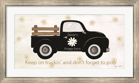 Framed Keep On Truckin&#39; Print