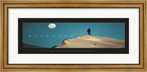 Framed Discover-Moon Print