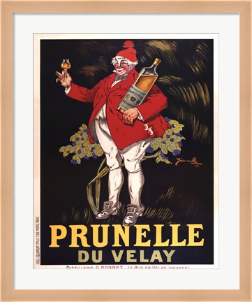Framed Prunelle Du Velay Print