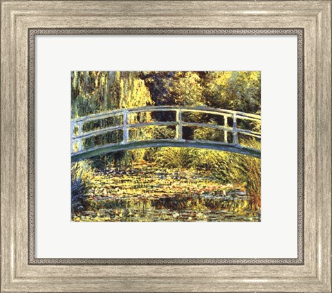 Framed Waterlily Pond Print