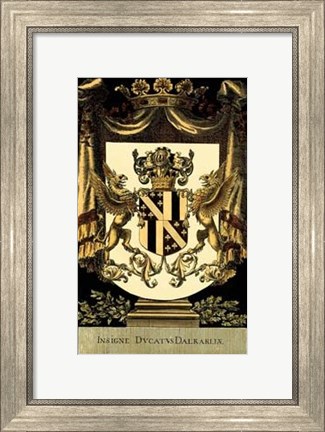 Framed Family Crest I Print