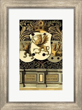 Framed Family Crest II Print