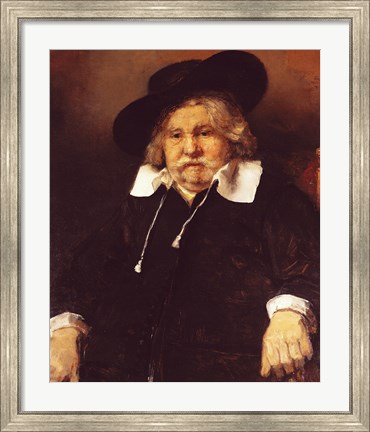 Framed Portrait of an old man, 1667 Print