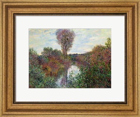 Framed Small Branch of the Seine, 1878 Print