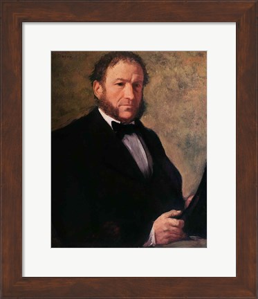 Framed Portrait of Monsieur Ruelle, 1861 Print