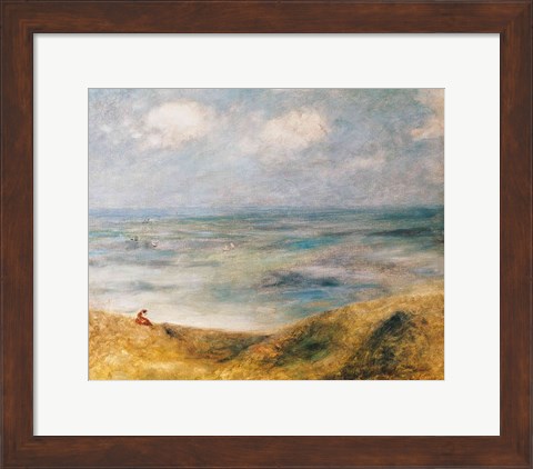 Framed View of the Sea, Guernsey Print