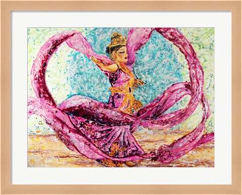 Framed Ribbon Dancer Print