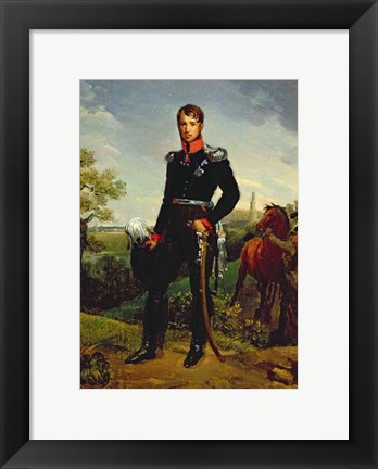 Framed Frederic William III Print