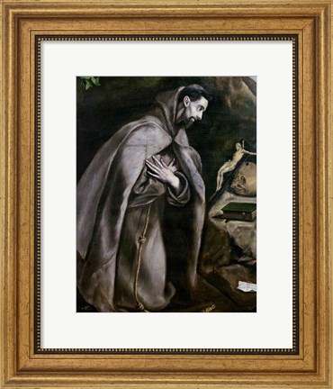 Framed St. Francis of Assisi Print