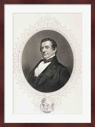 Framed Washington Irving Print