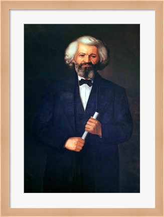 Framed Portrait of Frederick Douglass Print
