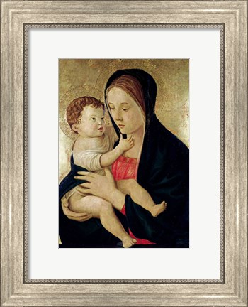 Framed Madonna and Child Print