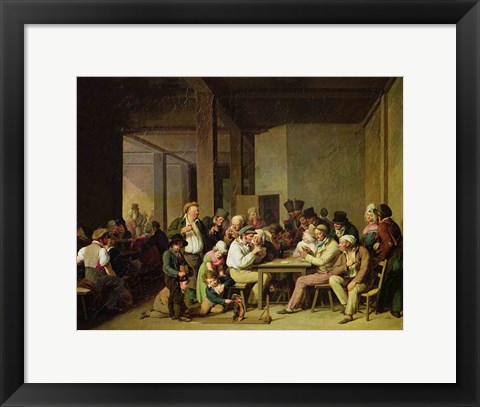 Framed Inn Scene Print