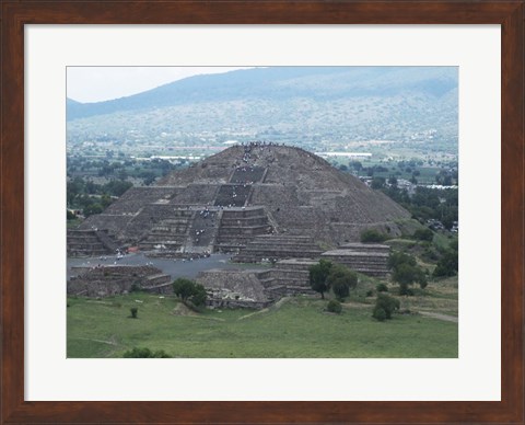 Framed Pyramid of the Moon Teotihuacan Print