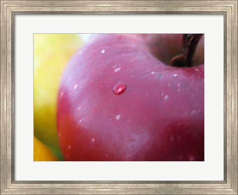 Framed Apple Closeup Print