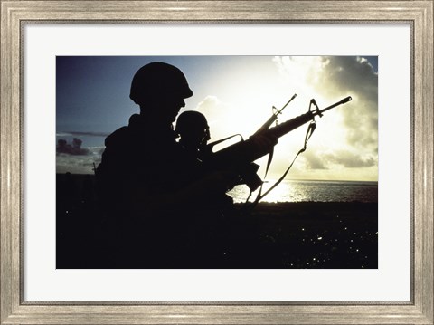 Framed Soldier Print