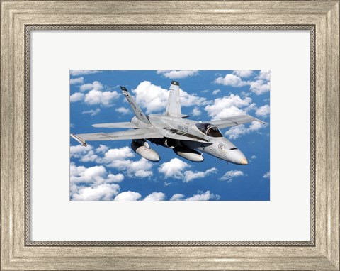 Framed USMC FA-18 Hornet Print