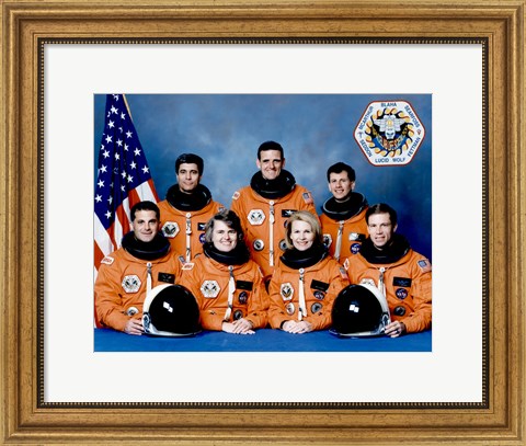 Framed STS 58 Crew Print