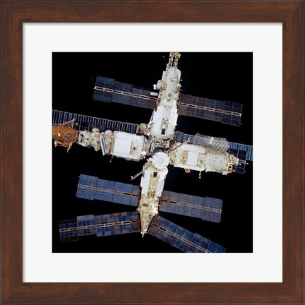 Framed Mir Space Station Print