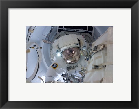 Framed NASA Astronaut Greg Chamitoff Print
