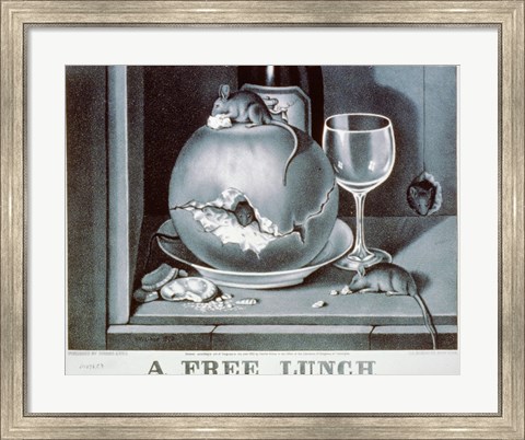 Framed Free Lunch Print