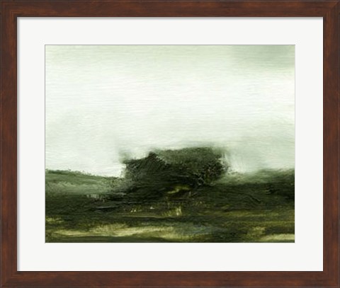 Framed Verdant II Print