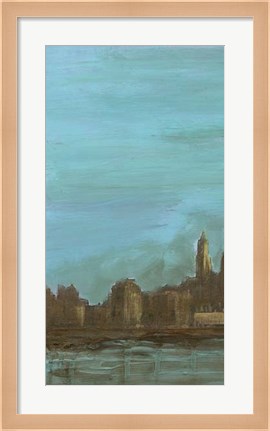 Framed Manhattan Triptych I Print