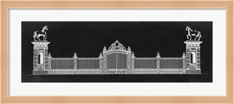 Framed Graphic Palace Gate II Print