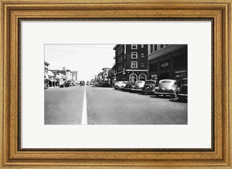 Framed Downtown Anaheim 1946 Print