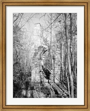 Framed McCulloch Gold Mill, Copper Branch Guilford County, North Carolina Print