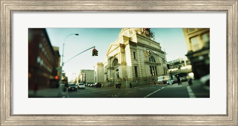 Framed Low Angle View in Williamsburg, Brooklyn, New York Print