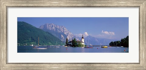Framed Traunsee Lake Gmunden Austria Print
