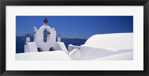 Framed Church, Oia, Santorini, Cyclades Islands, Greece Print