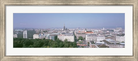 Framed Austria, Vienna, High angle view of the city Print