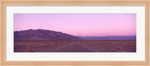 Framed Purple Sky at Death Valley National Park, California Print