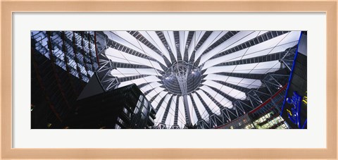 Framed Interiors of a shopping mall, Sony Center, Potsdamer Platz, Berlin, Germany Print
