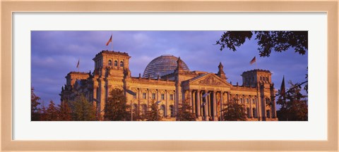 Framed Facade of a building, The Reichstag, Berlin, Germany Print