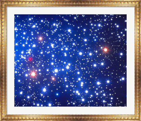 Framed Stars in Space Print