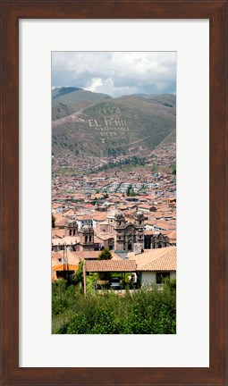 Framed Cuzco, Peru Print