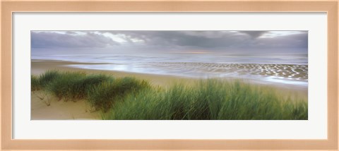 Framed Storm clouds over the sea, Newburgh Beach, Newburgh, Aberdeenshire, Scotland Print