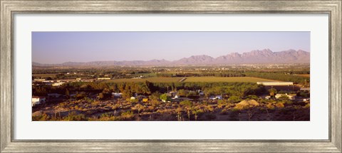 Framed Overview of Alamogordo, Otero County, New Mexico, USA Print